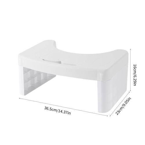 Blue Foldable Squatting Toilet Step Stool 1pc 2