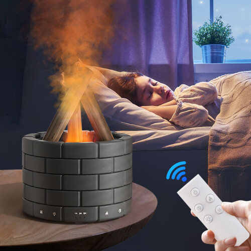 Campfire Flame Humidifier with Essential Oils 300ml 2