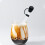 Skull Silicone Straw Toppers 10mm 6pcs 4