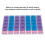 JINGDAN Pill Box Organizer 7 Days 4 Times Daily 28 3