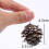 White Pine Cones for Christmas Decor DIY Craft Set (18 pcs) 6