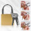 Mini Padlocks 30mm Stainless Steel 4 Pack 12 Keys 4