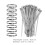 Stainless Steel Cable Ties Heavy Duty Self-Locking 100 Pcs 5