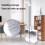RFUGUG swivel broom and dustpan set with scraper 1 pc 5