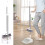 RFUGUG swivel broom and dustpan set with scraper 1 pc 2