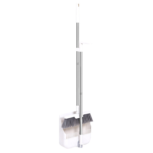 RFUGUG swivel broom and dustpan set with scraper 1 pc 2