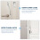 Door Security Chain Stainless Steel 2 pcs 5