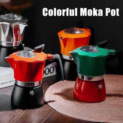 Kripyery Moka Pot Espresso Maker 3-Cup and 6-Cup 1