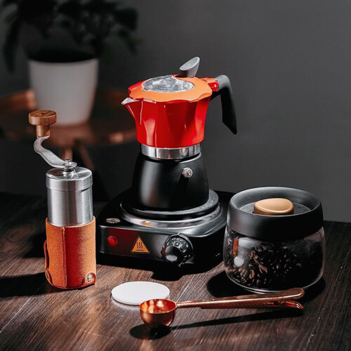Kripyery Moka Pot Espresso Maker 3-Cup and 6-Cup 2