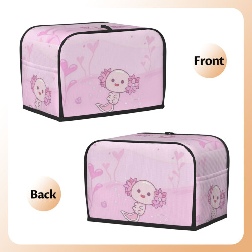 Axolotl Toaster Cover 2-Slice Polyester Dust and 1