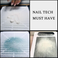200 Sheets Nail Dust Collector Filter Paper Disposable for Nail Dust Collector Machine Nail Vacuum White