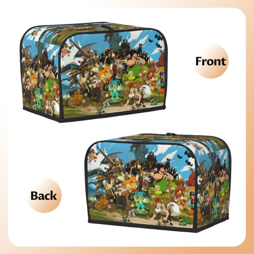 Wakfu toaster cover 2-slice polyester dust and fingerprint 1