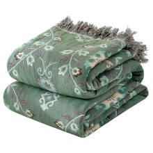 Copriletto/coperta bohémien con nappe, coperta da divano 150 cm x 200 cm