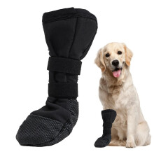 Waterproof dog paw protectors, breathable dog shoes for injured paws (1-piece), large shoes for large dogs, for indoor and outdoor use, for