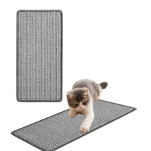 Scratching mat/protector for cats – Sisal scratching mat for cats (1-piece, for anxiety relief and behavior training), protection for sofas,