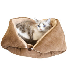 Huisdierbed, hondenbed, geschikt voor honden en katten, 3-in-1 kattenkussen, opvouwbaar, wasbaar, warm en zacht huisdierkussen, rustgevend k