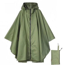 Reusable Raincoat, Unisex Rain Cape, Waterproof Raincoat (Rain, Poncho Hiking Cycling Outdoor Multi-Purpose Rain Jacket with Hood)