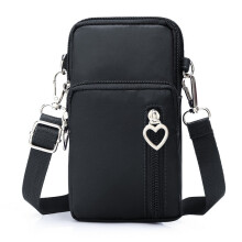 Dámska crossbody kabelka, nastaviteľný ramenný popruh (nylonová mini kabelka na telefón, multifunkčná kabelka na telefón, 1 diel, kabelka ce