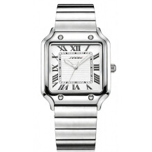 Quartz watch, stainless steel men's wristwatch, multifunction men's watch (multifunction wristwatch, stainless steel wristwatch, chronograph