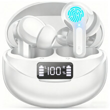 2026 New In-Ear Headphones, Wireless Bluetooth Headphones (Noise Cancelling 50 Hour Playtime In-Ear Headphones with 6 ENC Noise Cancelling M