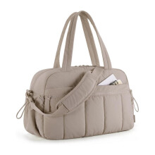 Puffer Travel Bag, Women's Sports Bag 24L Weekender Diaper Bag (Water-Repellent Travel Bag Hand Luggage Gym Bag Clinic Bag Birth Hospital Ba