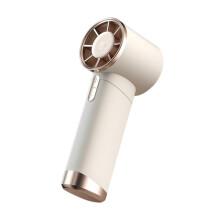 Mini ventilador de mano, portátil, recargable por USB, pequeño ventilador de bolsillo con potente flujo de aire, silencioso y compacto para