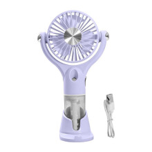 Handventilator Tragbarer Sprühnebel-Ventilator, Hand-Sprühnebel-Ventilator, Per USB aufladbarer Sprühnebel-Ventilator mit feinem Sprühnebel.