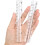 Happon plastic rain gauge replacement tubes 10-pack 5 inch 4