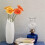 White Plastic Vases 8 inch 5 pack 6