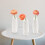 White Plastic Vases 8 inch 5 pack 7