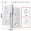 Stainless Steel Butt Hinges Left Right 3-inch 2