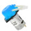 DC 24V Peristaltic Dosing Pump Blue 24mm ID 4