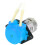 DC 24V Peristaltic Dosing Pump Blue 24mm ID 5