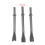 Air Hammer Chisel Set Round Shank 3 pcs High-Strength Steel 4