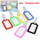Luggage ID Tags Plastic Suitcase Labels 4 Pack 6