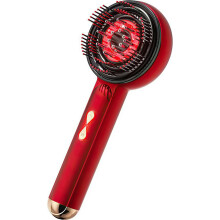 Elektrische Kopfhautmassagebürste mit 660-nm-Rotlicht und EMS, multifunktionaler Haarkamm, ABS und Silikon, 5 W