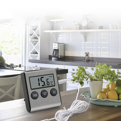 Digital Thermometer LCD with Max/Min Records for 2