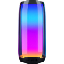 360-Grad-Bluetooth-Lautsprecher mit Lichtfunktion, Bluetooth 5.0, IPX5-wasserbeständig, wiederaufladbarer tragbarer Lautsprecher mit Typ-C-A