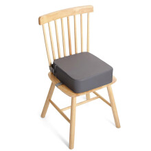 Waschbarer, abnehmbarer Kindersitz mit 2 Sicherheitsgurten, erhöhte Sitzerhöhung für Esszimmerstühle, 34 x 34