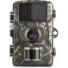 Wildkamera mit Bewegungsmelder, Nachtsicht, 12 MP, 1080p, IP66 wasserdicht, für den Außenbereich