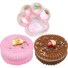 Squishy Mochi Spielzeugset, 3er-Set, Katzenpfoten-Stressabbau-Spielzeug für Kinder und Erwachsene, Kawaii-Geschenk, weiches sensorisches Fid