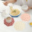LINLIN silicone insulated coaster round 4-pack 5
