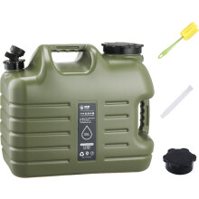 25L Campingwatercontainer, Legergroene PE-watertank voor buiten met kraan, Duurzame corrosiebestendige waterkan voor drinkwater.