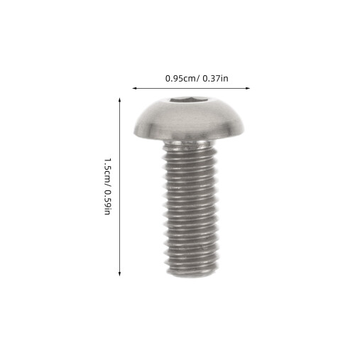 4St Titanium Waterfles Houder Bevestigingsschroeven 1