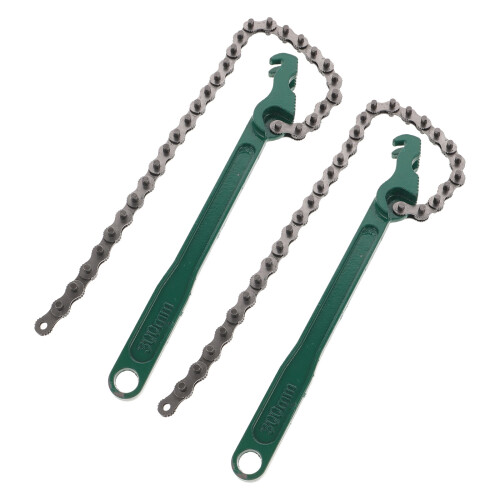 2St Kettingwrench Set Voor Auto Filter En Reparaties