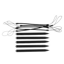 5Sets Plastic Resistieve Scherm Styluspen Met Veersnoer En Lanyard