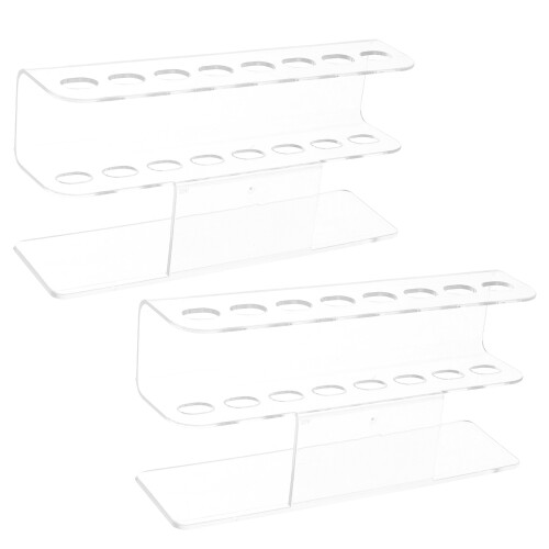 2St Stevige Acryl Displayhouder Voor - En Wimperaccessoires