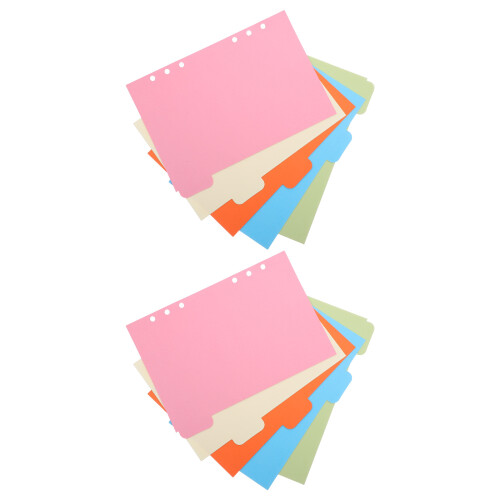 10St Indextabbladen Voor Efficiënte Papierorganisatie