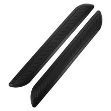1Paar Universele Zwarte Auto Bumperbeschermstrip PVC