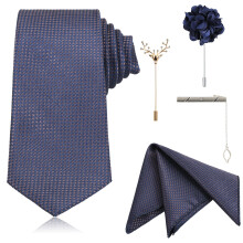 5St Stijlvolle Stropdas Set Met Dasspeld En Broche